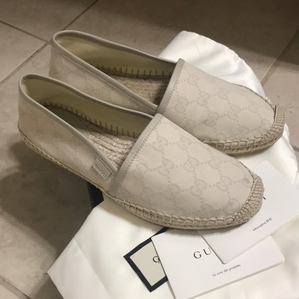 Gucci Monogram Espadrilles